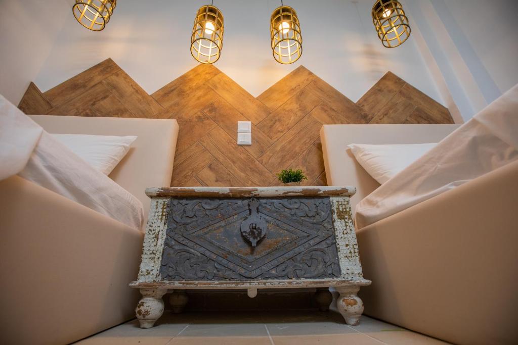A seating area at Villa Serenity