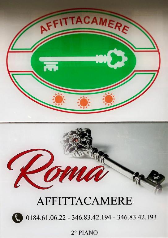 Certyfikat, podpis lub inny dokument wystawiony w obiekcie Affittacamere Roma