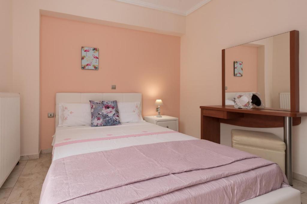 Postel nebo postele na pokoji v ubytování Villa Vicky