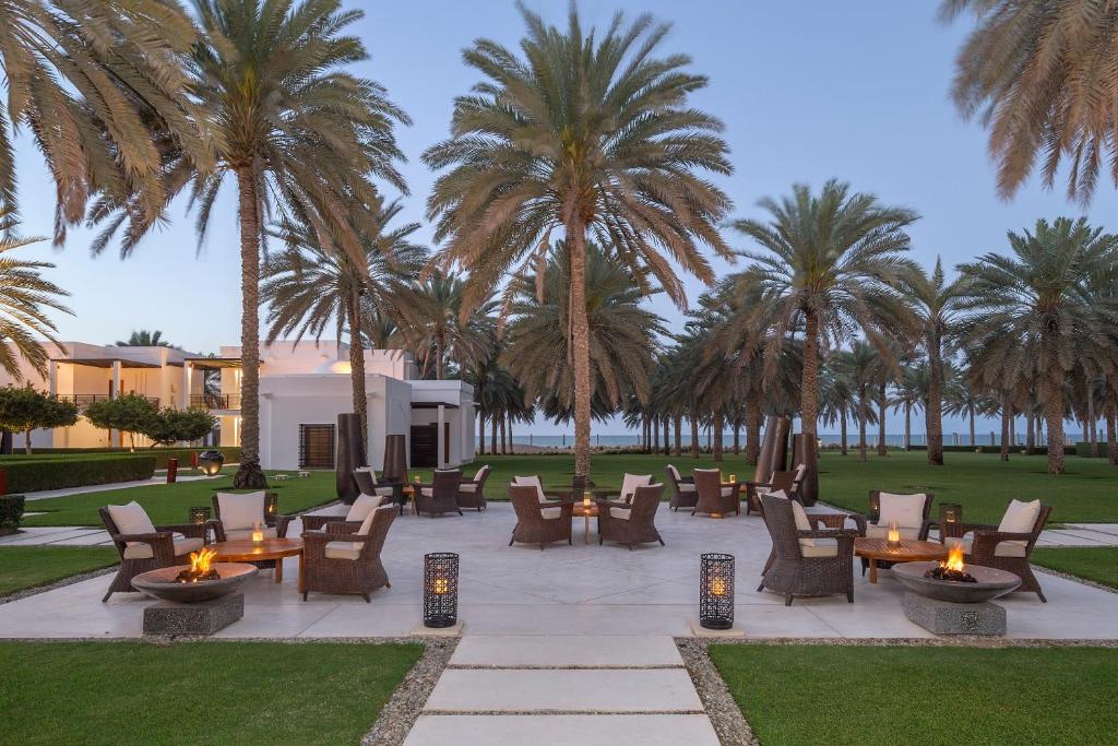 Zahrada ubytování The Chedi Muscat