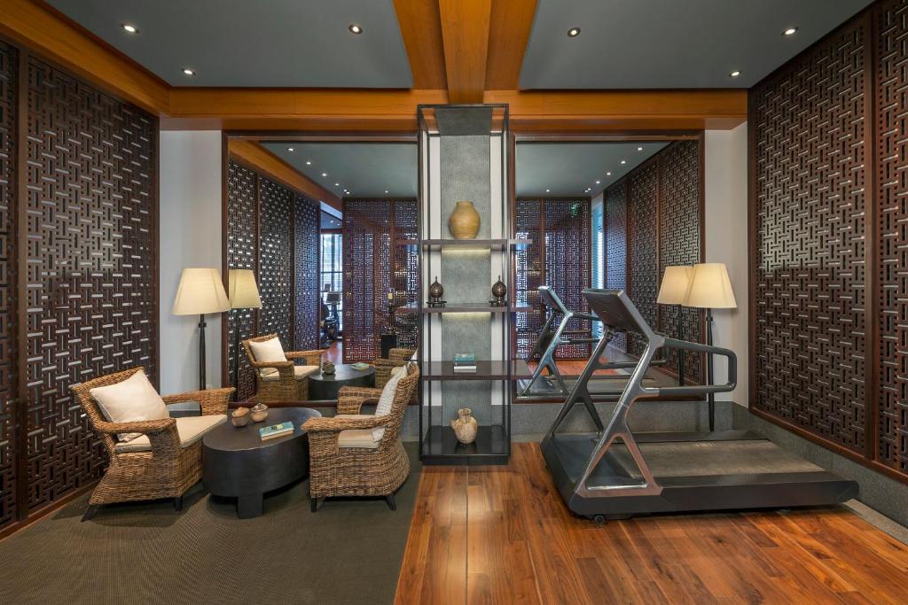 Fitness centrum a/nebo fitness zařízení v ubytování The Chedi Muscat