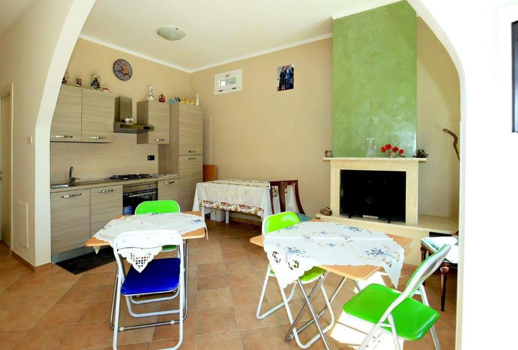 Kuchyň nebo kuchyňský kout v ubytování B&B Passalacqua