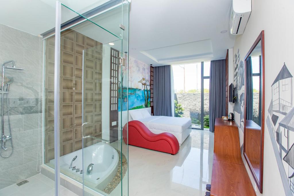 Koupelna v ubytování Romely Hotel Nha Trang