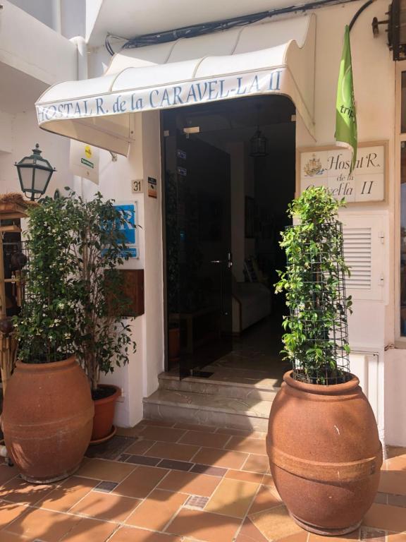 Exteriér nebo vchod ubytování Hostal de la Caravel-la