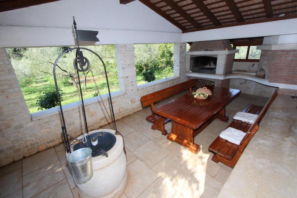 Posezení v ubytování Holiday House San Pruti
