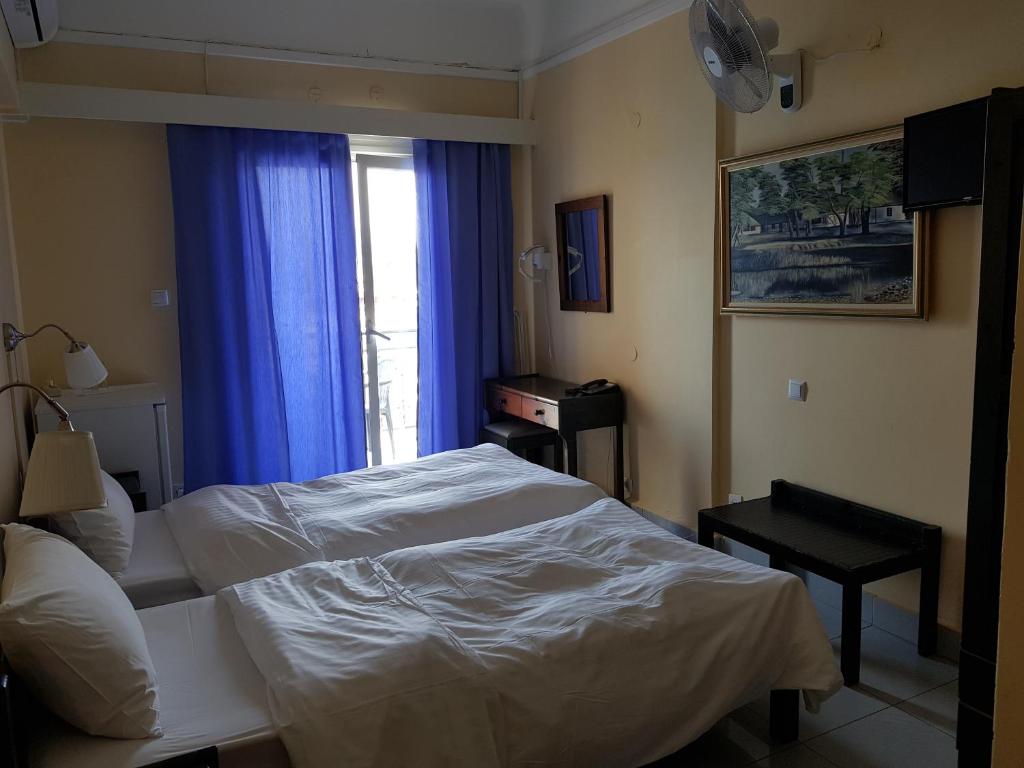 Voodi või voodid majutusasutuse Hotel Miramare toas