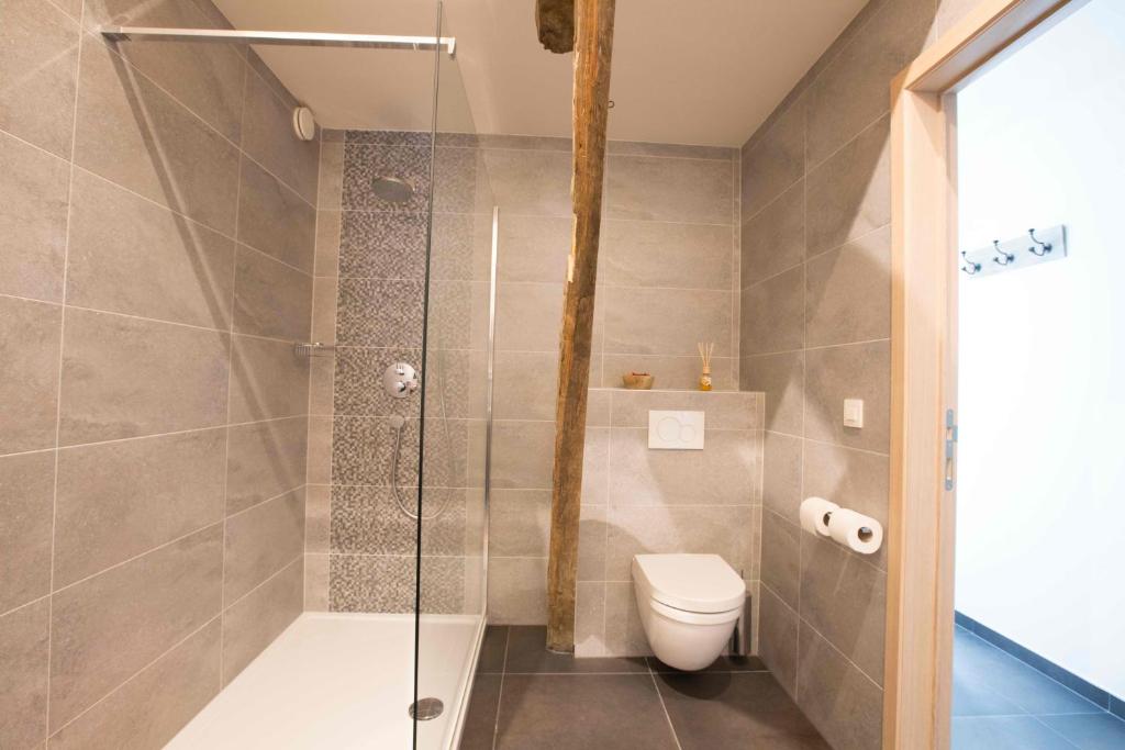 Koupelna v ubytování B&B 't Meesterhof