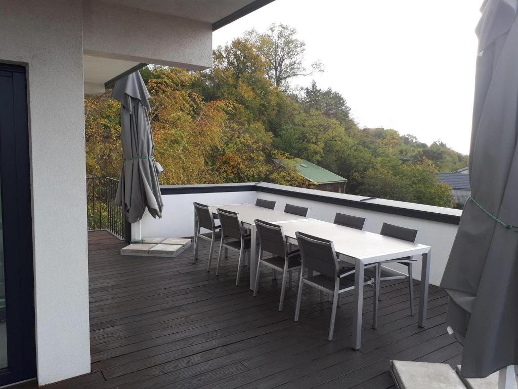 Balkón nebo terasa v ubytování Appartement Hareter