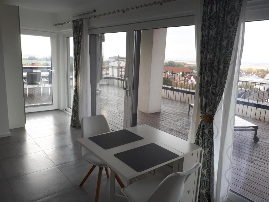 Balkón nebo terasa v ubytování Appartement Hareter