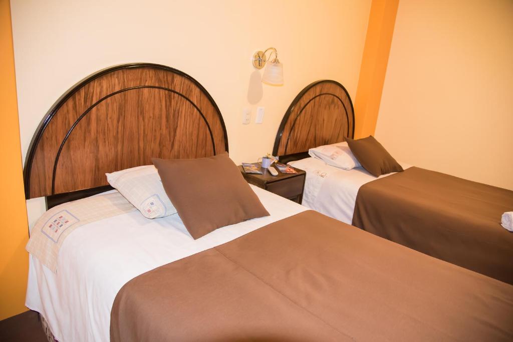 Voodi või voodid majutusasutuse HOSTAL MILAGROS INN - samary inn toas