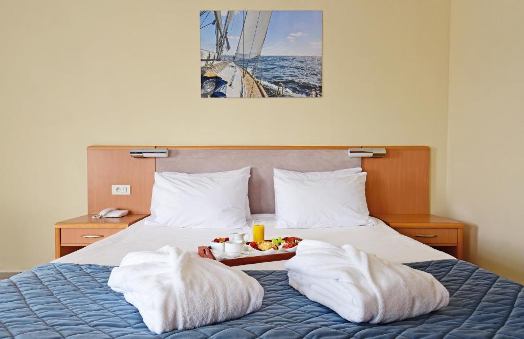 Posteľ alebo postele v izbe v ubytovaní Hotel Mrągowo Resort&Spa