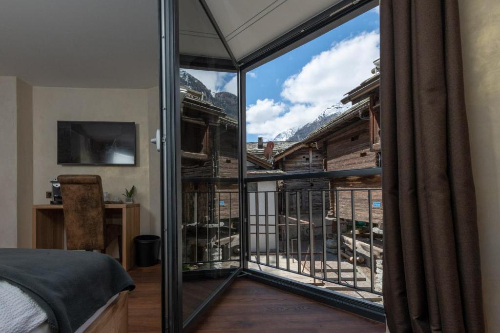 Balkón nebo terasa v ubytování Hotel Heimatlodge