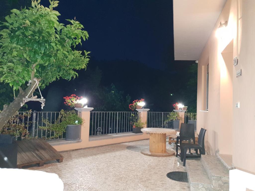 Balkón nebo terasa v ubytování B&B Passalacqua