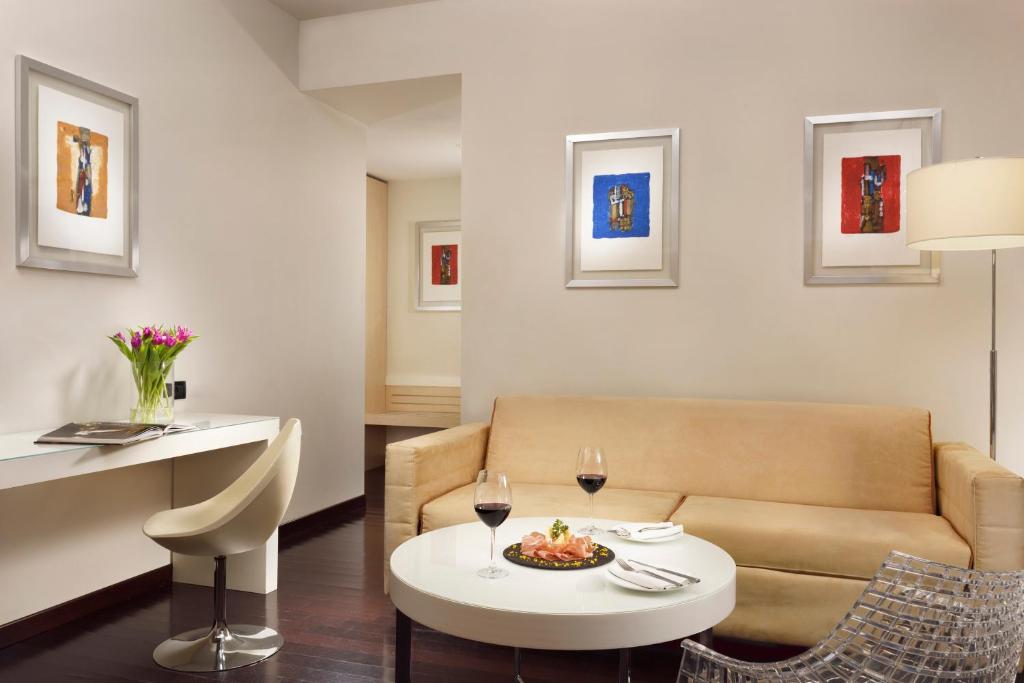 Posezení v ubytování Hotel La Favorita
