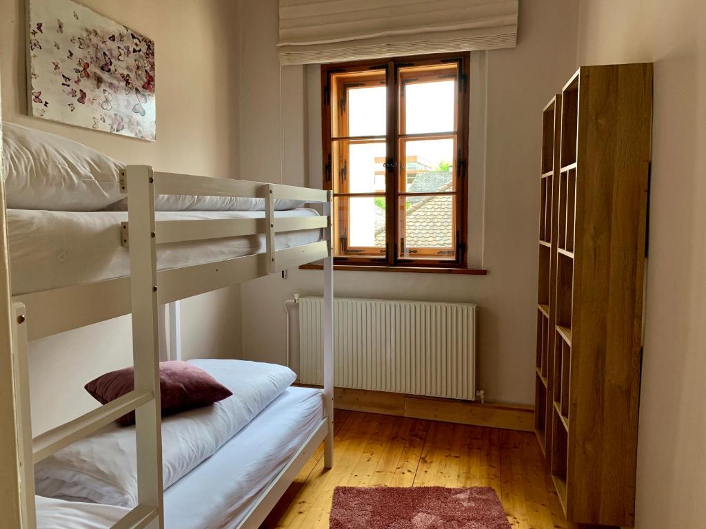 Postel nebo postele na pokoji v ubytování Rathauskeller Melk