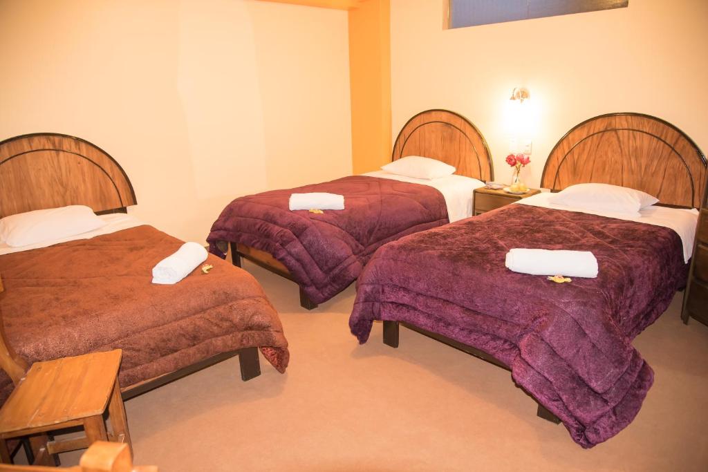 Voodi või voodid majutusasutuse HOSTAL MILAGROS INN - samary inn toas