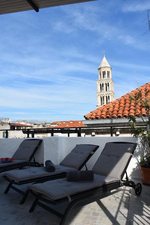 Balkón alebo terasa v ubytovaní Apartment Baćo