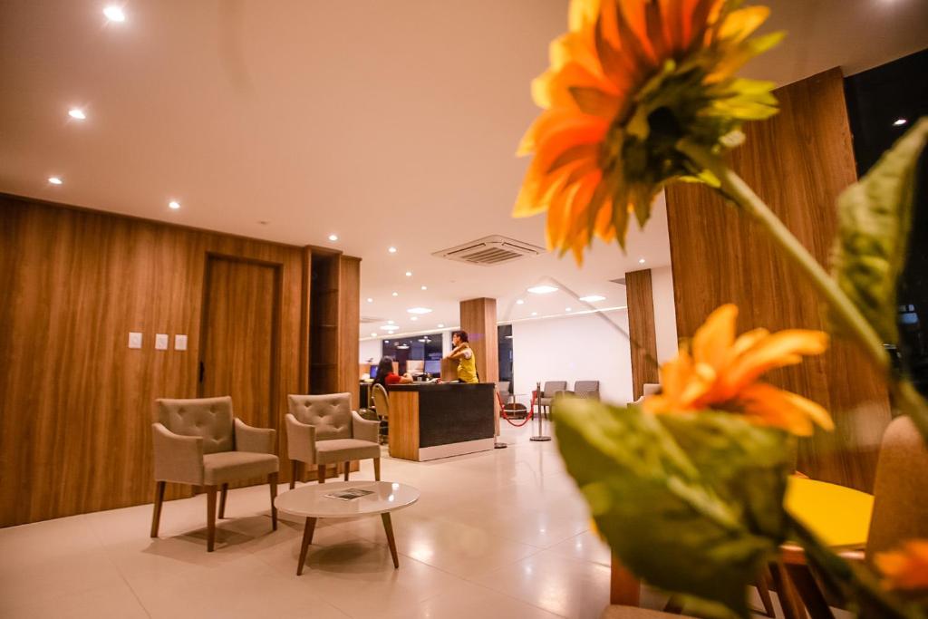 Vstupní hala nebo recepce v ubytování Barravento Praia Hotel