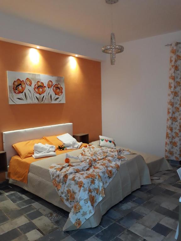 Postel nebo postele na pokoji v ubytování la Villetta