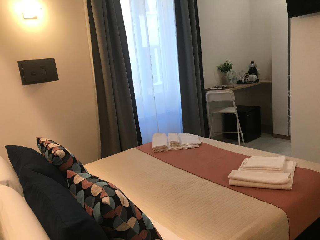 Postel nebo postele na pokoji v ubytování Alba rooms