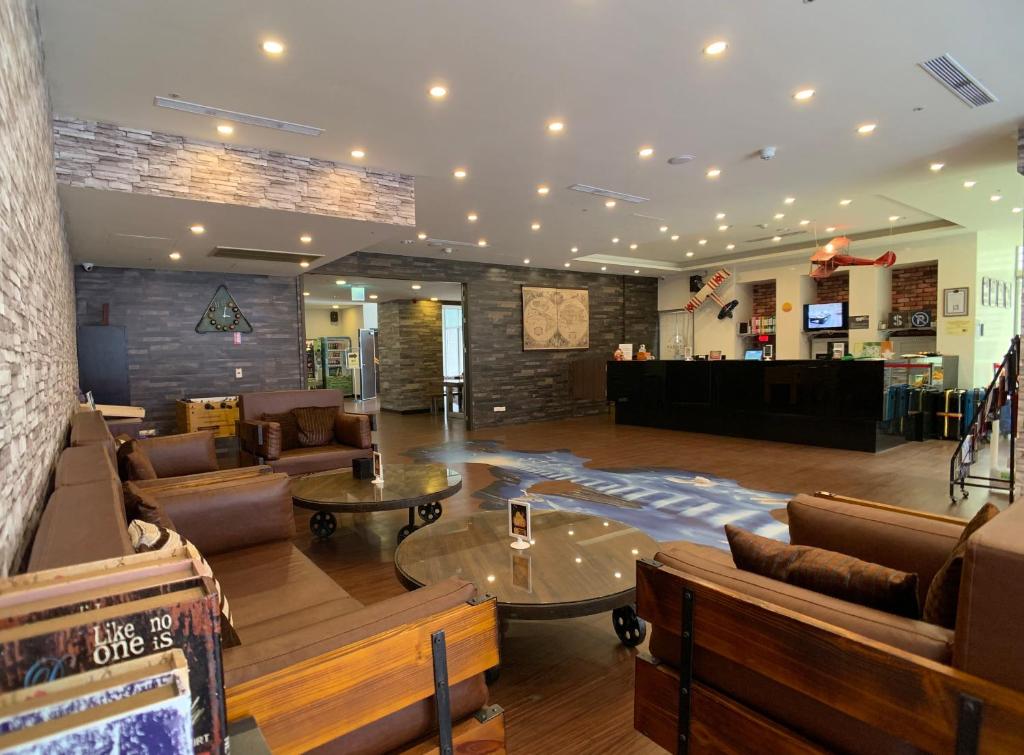 Posezení v ubytování Skyone Hotel