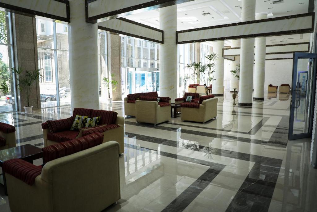 Posezení v ubytování Bokhtar Apart Hotel