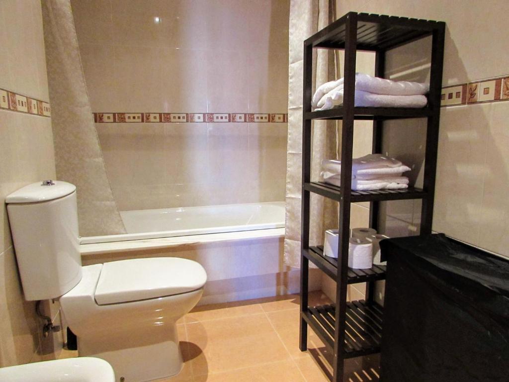 Koupelna v ubytování Apartamento en centro de Fisterra