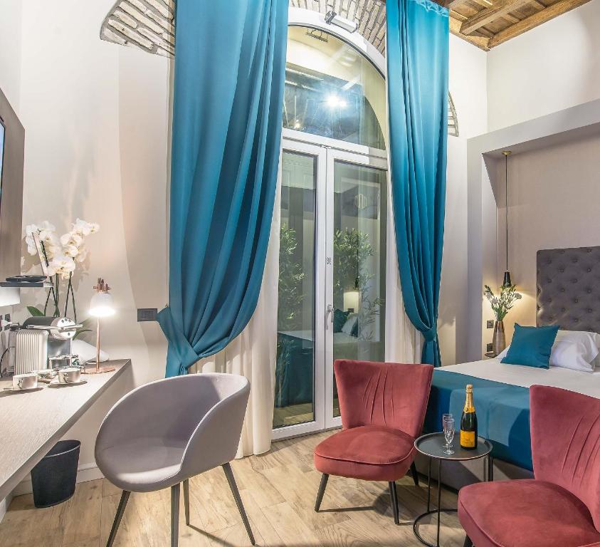 Posezení v ubytování Navona Street Hotel