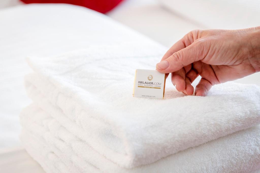 Posteľ alebo postele v izbe v ubytovaní Hotel IMLAUER & Bräu