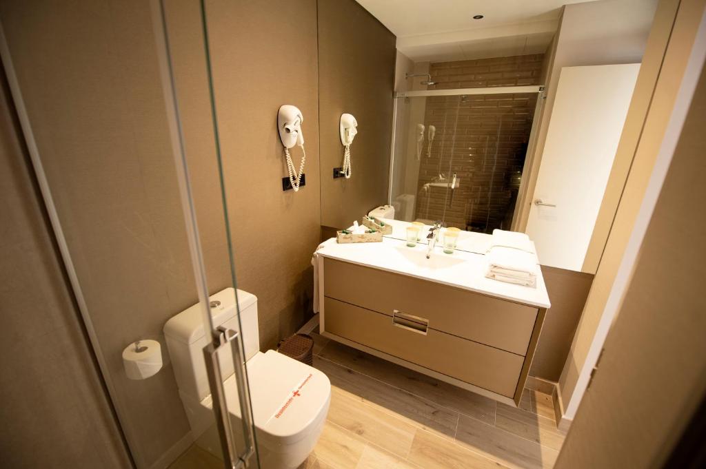 Kúpeľňa v ubytovaní Hotel Diufain