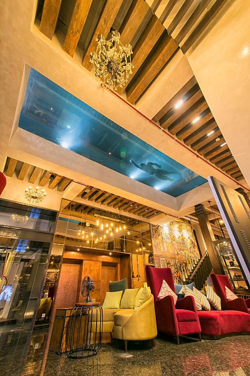 Posezení v ubytování Posto Dormire Hotel