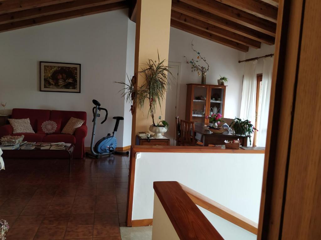 Posezení v ubytování B&B Casa Lisa