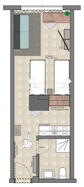 Planimetria di TT Aparthotel Neuhofen