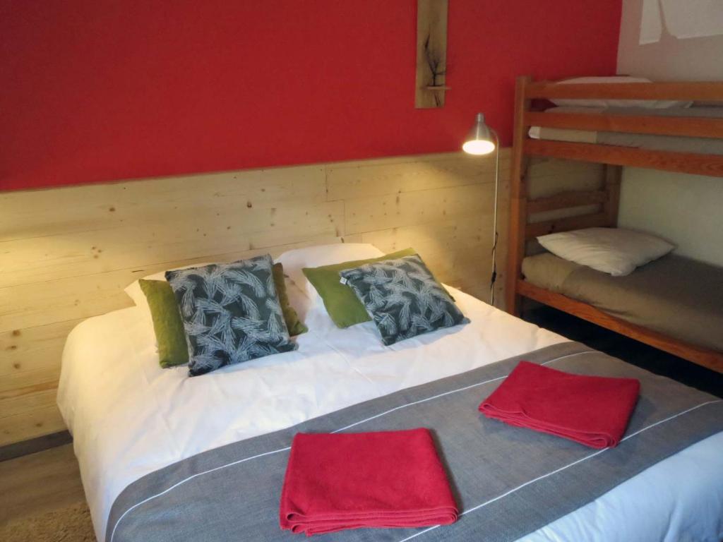 Postel nebo postele na pokoji v ubytování AUBERGE GAILLARD
