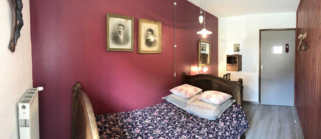 Postel nebo postele na pokoji v ubytování AUBERGE GAILLARD