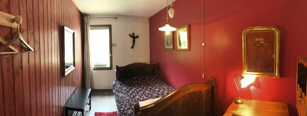 Postel nebo postele na pokoji v ubytování AUBERGE GAILLARD
