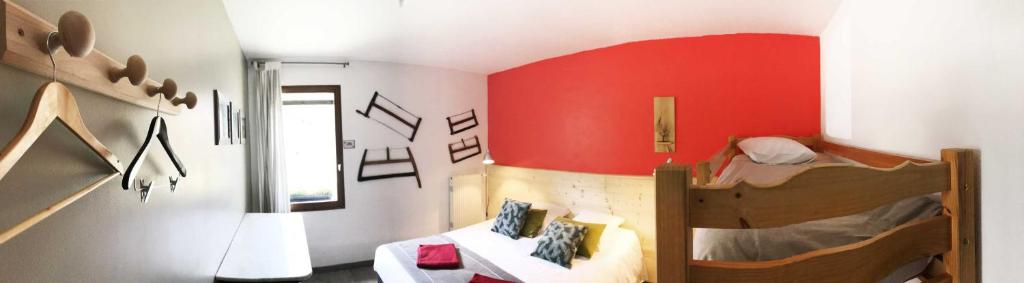 Postel nebo postele na pokoji v ubytování AUBERGE GAILLARD