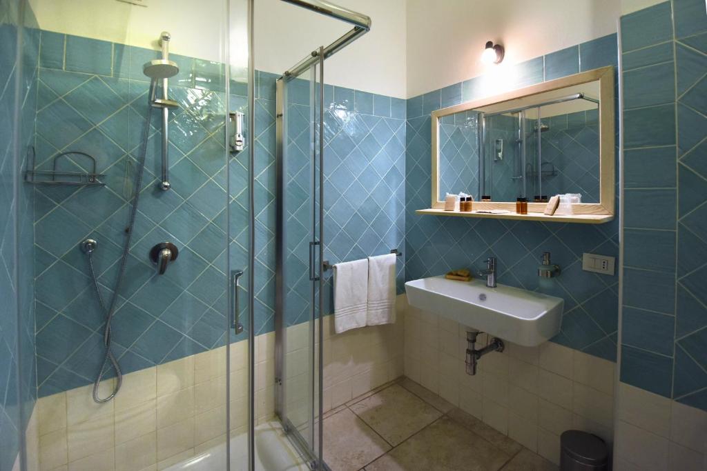 Koupelna v ubytování Hotel I Graniti