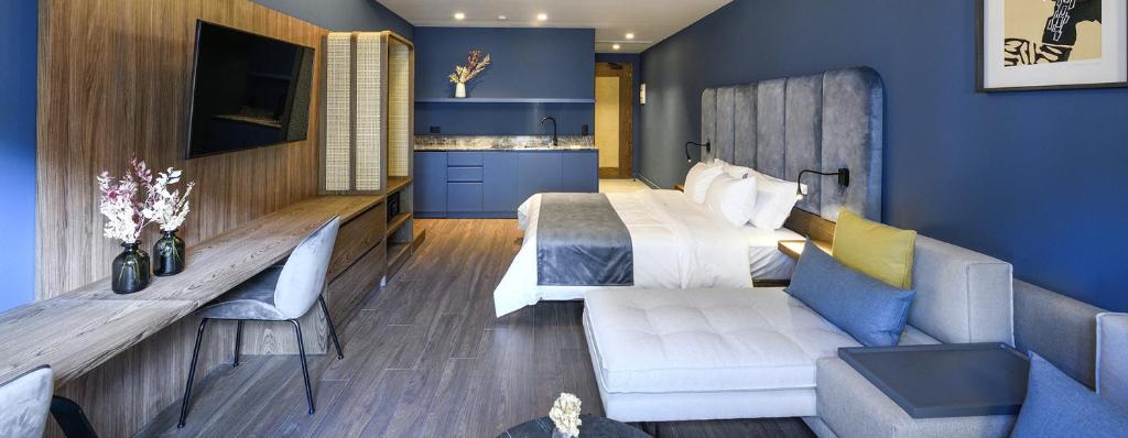 Część wypoczynkowa w obiekcie Roomore Apartments