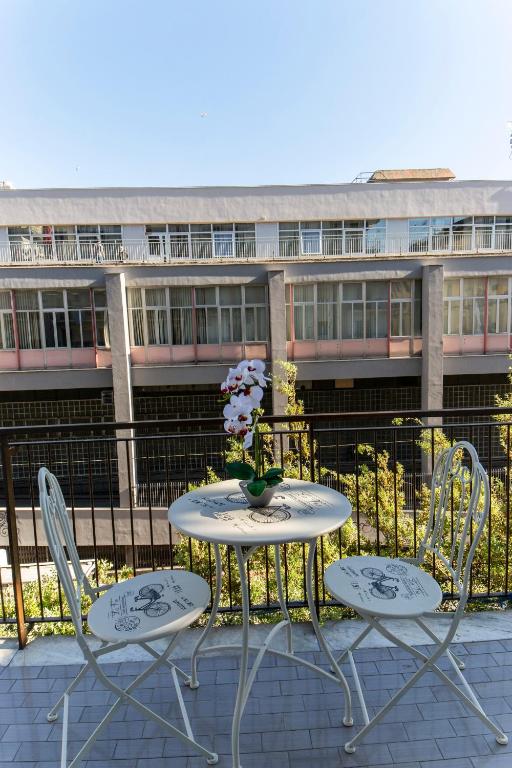 Balkón alebo terasa v ubytovaní B&B Maremy... I 4 Elementi