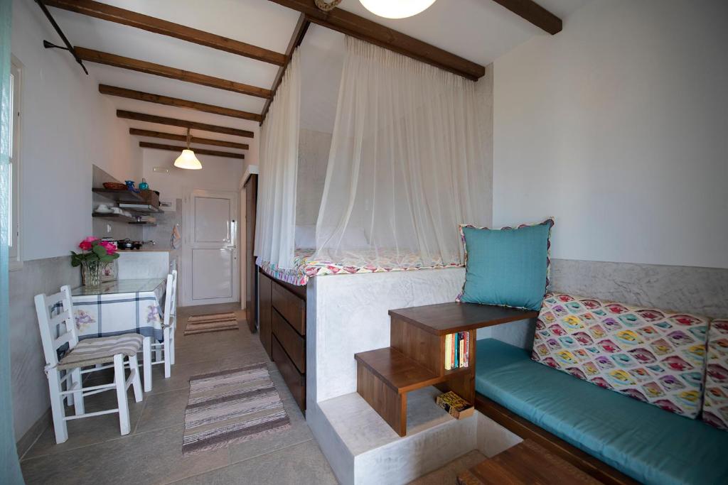 Posezení v ubytování Studios Aeolos Kalymnos