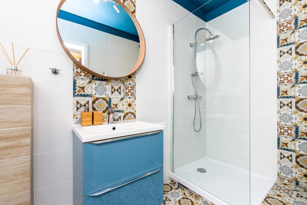 Kúpeľňa v ubytovaní Sleepway Apartments - Blue Dream