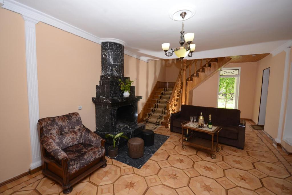 Posezení v ubytování Olimpo Guest House