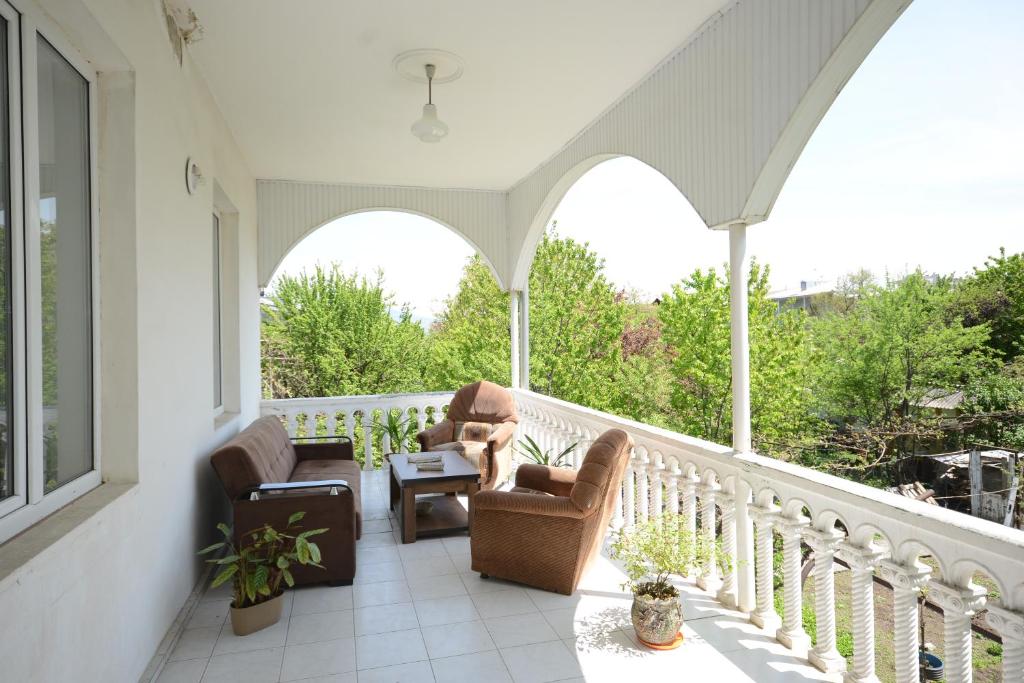 Balkón nebo terasa v ubytování Olimpo Guest House