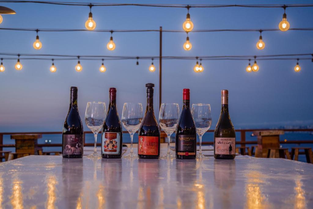 Drykkir á Hotel Winebox Valparaiso