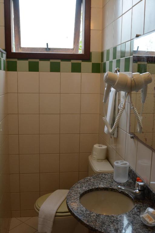 Koupelna v ubytování Pousada Caiçara