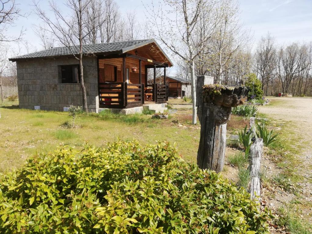 Zahrada ubytování Cabañas Vallecino