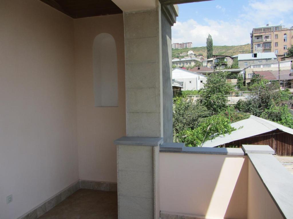 Balkón nebo terasa v ubytování Сolibri