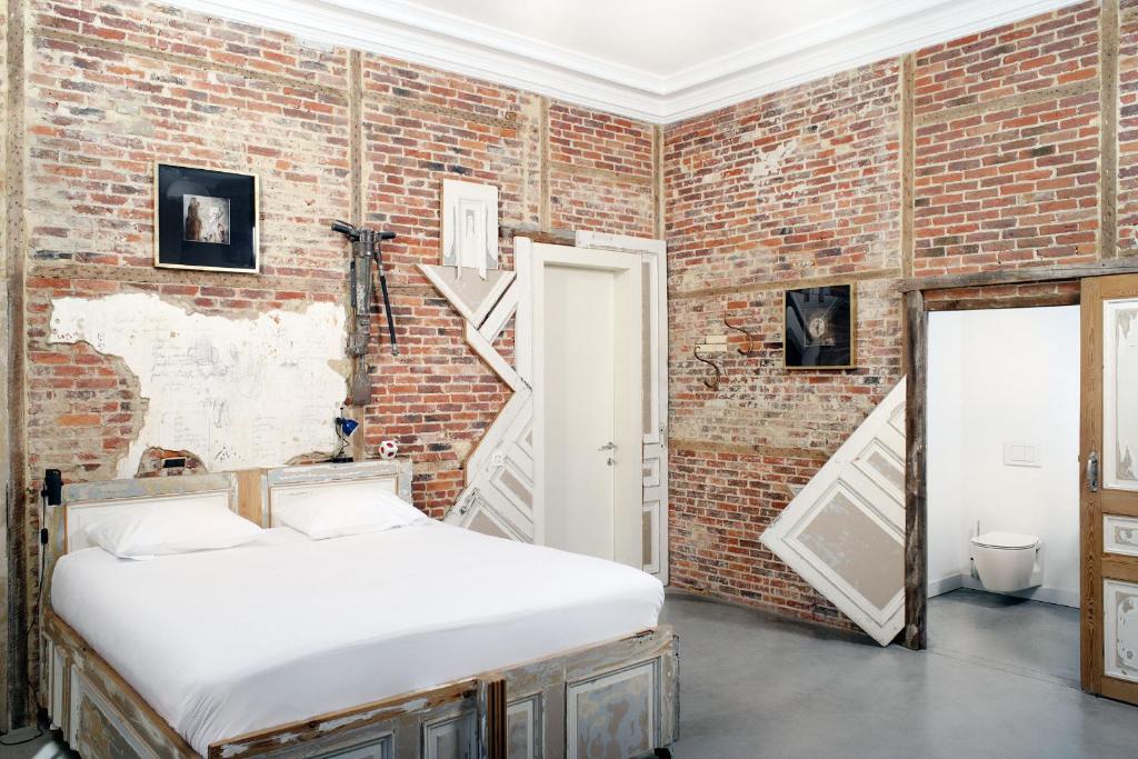 Postel nebo postele na pokoji v ubytování B&B DRUUM