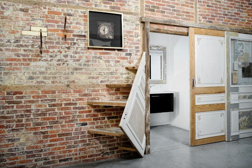 TV a/nebo společenská místnost v ubytování B&B DRUUM